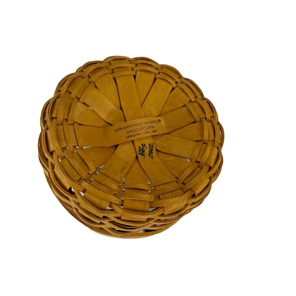2002 Longaberger Saffron Basket